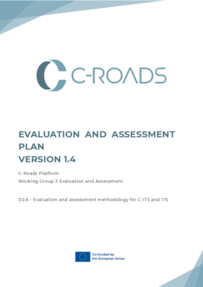 Evaluation and Assessment Plan Preview of the first page of a document, displaying the the title 'EVALUATION AND ASSESSMENT PLAN VERSION 1.4'