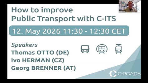 C-ITS WEBINAR: How to Improve Public Transport with C-ITS - Introduction (Martin Böhm)